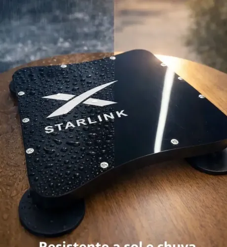 Case Suporte Starlink Mini 4 Ímãs 66 Mm Teto Carro Veicular