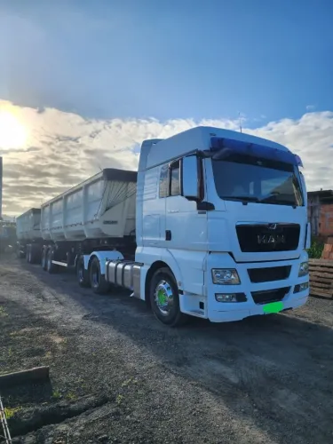 RODOCAÇAMBA NOVE EIXOS MAN TGX 29480 - 260mil KM - ÚNICO DONO - PRONTO PRA PEGAR ESTRADA
