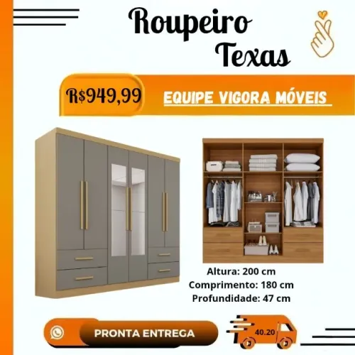 Guarda roupa casal