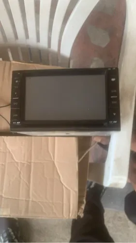 TÍTULO OLX:* Central Multimídia MP5 7 Pol 2 Din Bluetooth + Câmera Ré - Alípio de Melo