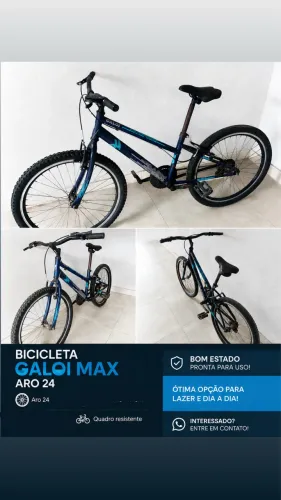 Bicicleta aro 24 usada