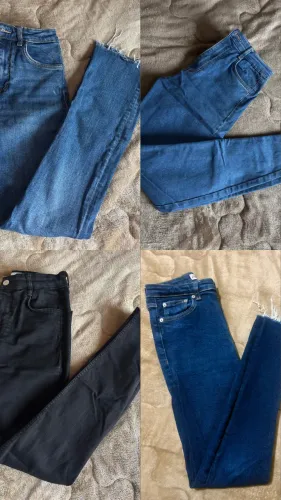 Lote com 4 calças Zara