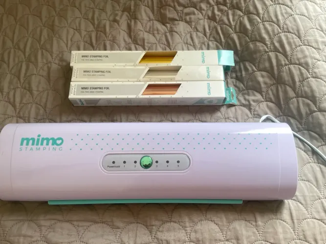 Laminadora e plastificadora Mimo Stamping 3 e Aplicador de Efeitos Metalizad