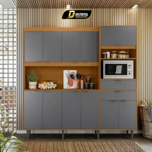 Armário de Cozinha 11 Portas 2 Gavetas Bahamas Oferta
