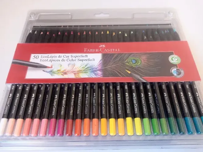 50 Lápis Supersoft / Faber Castell