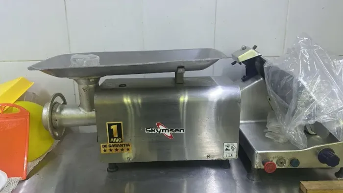 Moedor de Carne Skymsen Aço Inox Ideal Para Açougue
