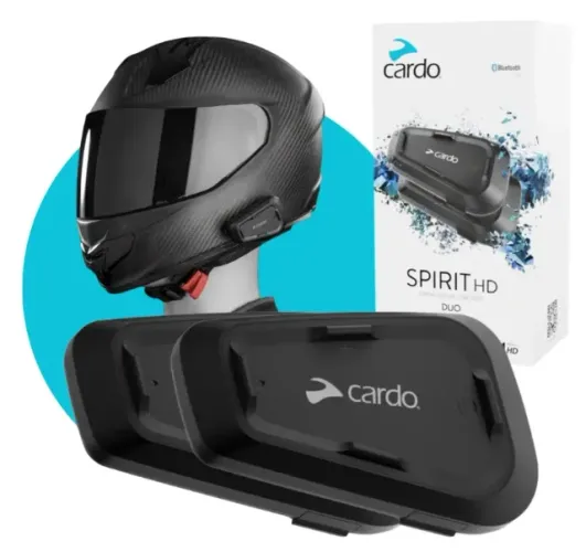 Intercomunicador Moto Cardo Spirit Hd Duo 2 Unidades