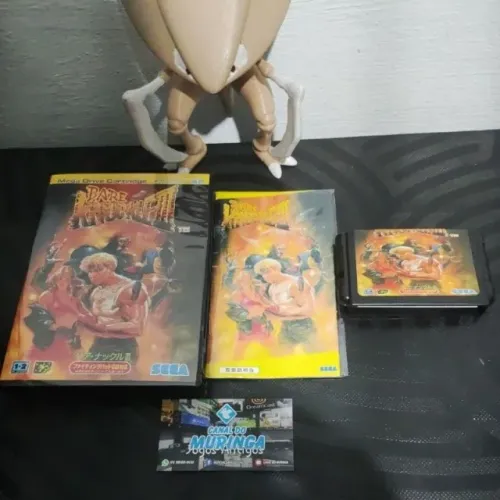 Streets of rage 3 - Mega Drive - Manual - Japan - Carcaça nova - Caixa plastica Sega