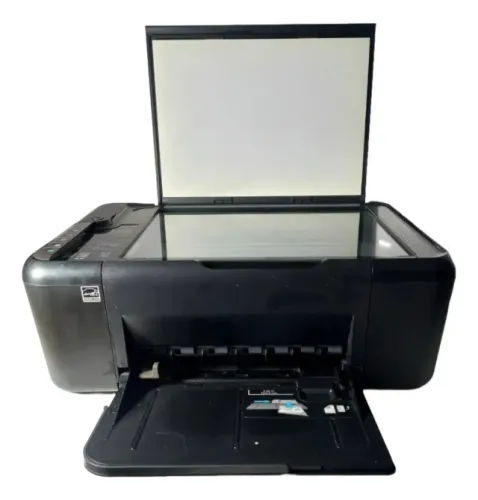 Impressora HP F4480 - Com cartucho preto + 90ml tinta preta recarga.