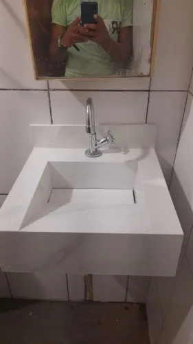 Pia em porcelanato direto da fábrica 