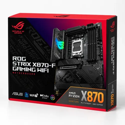 Placa Mãe Asus Rog Strix X870-F Gaming Wi-Fi AMD Soquete AM5