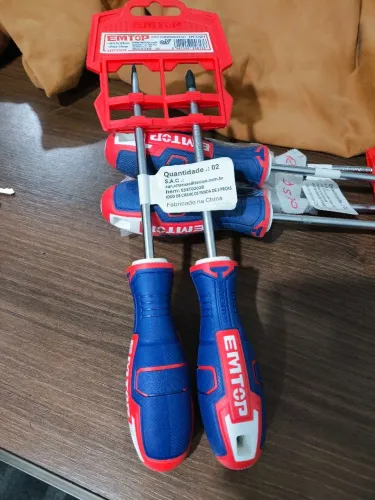 Chave de Fenda e Philips EMTOP Kit 2 peças 