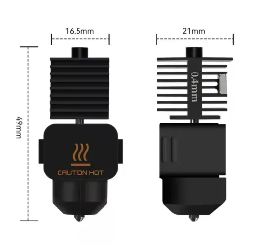Kit hotend para bambu lab a1/a1 mini bico 0.4 mm
