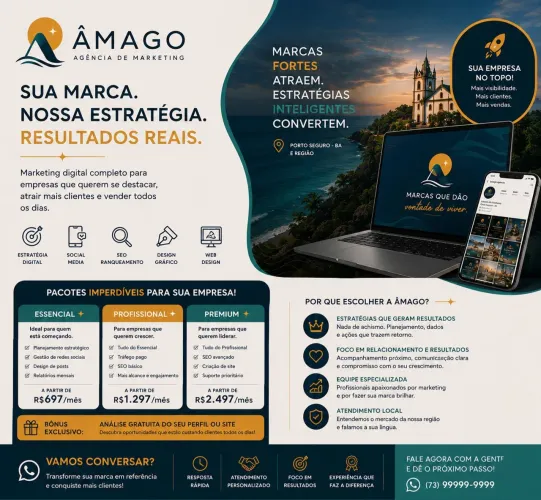Destrave suas Vendas: Marketing Digital, Criação de Sites e Tráfego Pago | Âmago