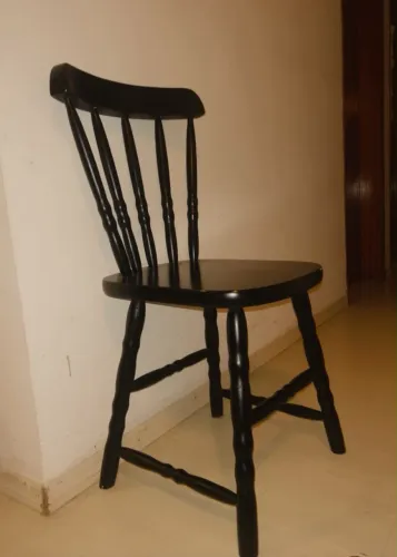 Cadeira jantar preta