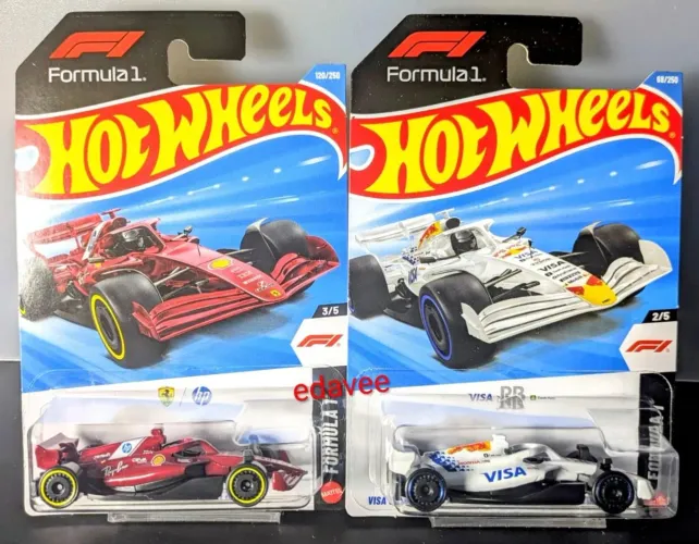 Hot Wheels 2026 Case F Scuderia Ferrari HP & Racing Bulls Visa App Fórmula 1