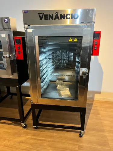 Forno turbo elétrico para 10 assadeiras 58x70 novo pronta entrega trifásico 380v
