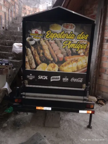 Carretinha de churrasco
