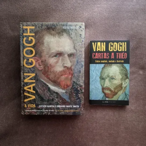 kit livros van gogh - biografia | cartas a théo