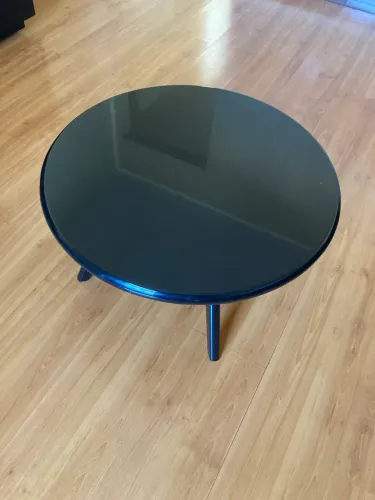 Mesa de centro redonda moderna estilo minimalista 