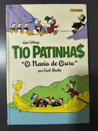 Tio Patinhas: O Navio De Ouro COM DETALHE, LEIA A DESCRIÇÃO