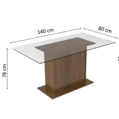 Mesa de vídro