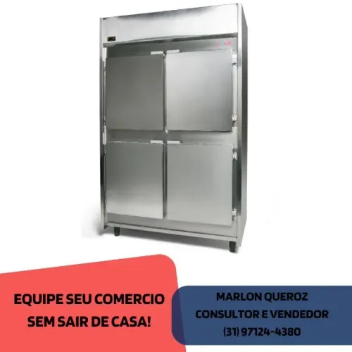 Geladeira Comercial 4 Portas Inox Polar