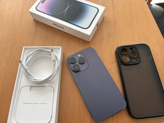 iphone 14 pro 128gb Roxo Profundo - Deep Purple, todo original na caixa