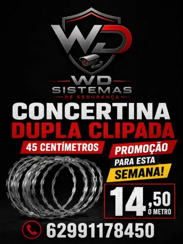 Concertina dupla CLIPADA