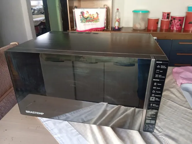 Microondas Brastemp 30 litros espelhado !!