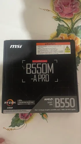 Placa mãe b550m a pro msi nova, nunca usada