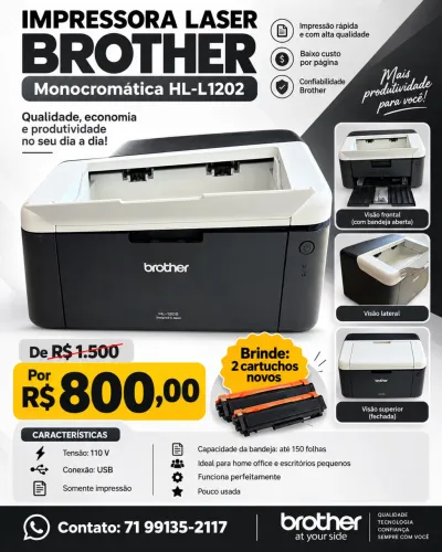 Impressora Laser Brother