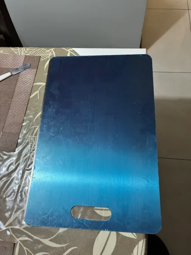 Tábua de inox 46x30 cm