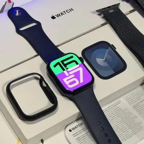 Apple Watch Series 9 Cellular (LTE) 45mm | Meia-Noite (Venda ou Troca)