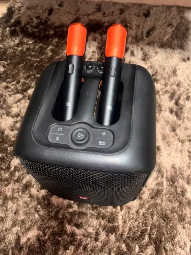 JBL PartyBox Encore, Caixa de Som Bluetooth, 2 Microfones