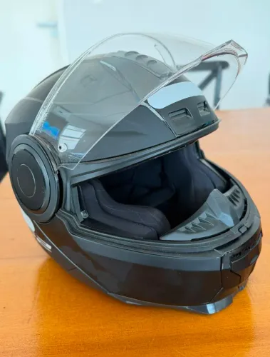 Capacete LS2 Scope FF902 Escamoteável Preto Fosco 58 M
