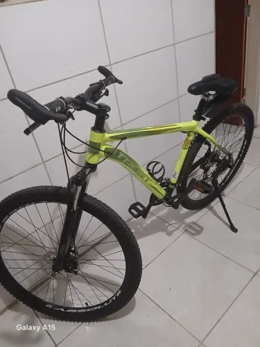 Bike aro 29 alumínio toda equipada c/nf
