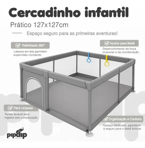 Cercadinho Para bebê <br>Cercadinho Para Bebê Infantil Chiqueirinho