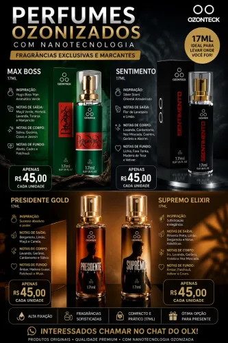 Perfume Importado 17ml - Alta Fixação - R$45