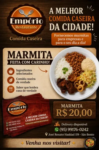 Marmitas Caseiras - Entregas em Boa vista