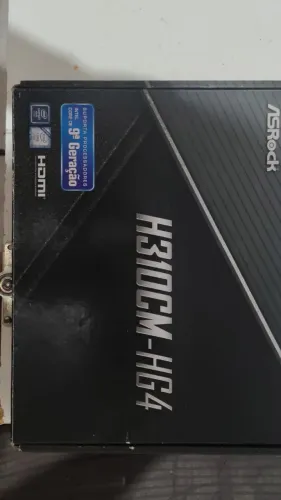 Placa mãe h310cm-hg4 ddr4 9 geração lacrada , ganhei e nem usei