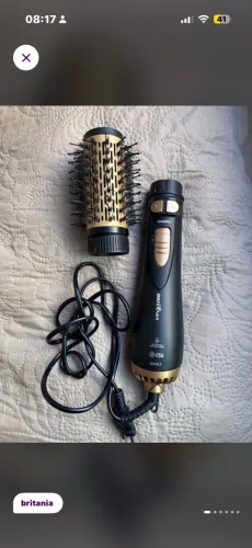 Escova giratória secadora