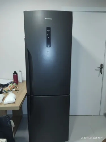 Geladeira Panasonic BB41PV1TA Frost Free Inverter 397L Titânio 127V Econômica A+++