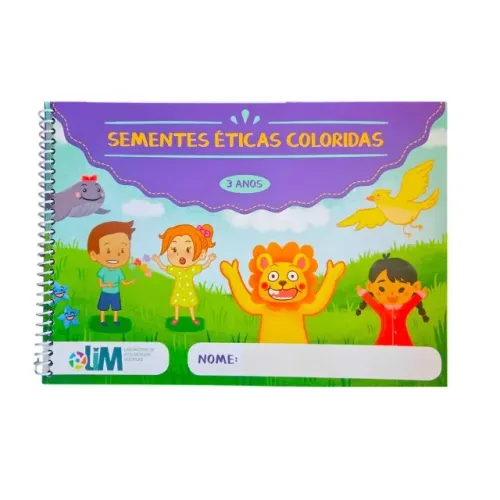 Livro Infantil - Sementes Éticas Coloridas - 3 Anos