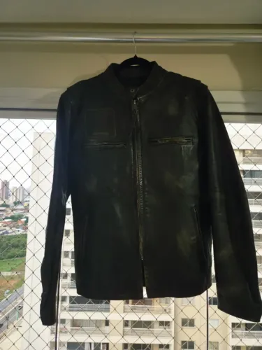 Jaqueta de Couro Harley-Davidson Original Masculina Tam. M Café Racer