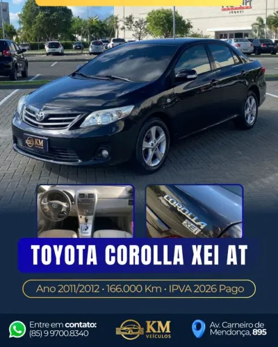 Toyota Corolla XEI 2.0 Flex 16V Aut. 2012