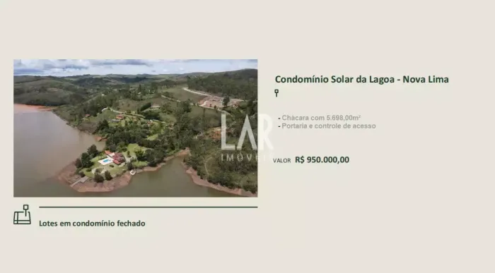 Lote em Condomínio à venda, Área Rural de Nova Lima - Nova Lima/MG