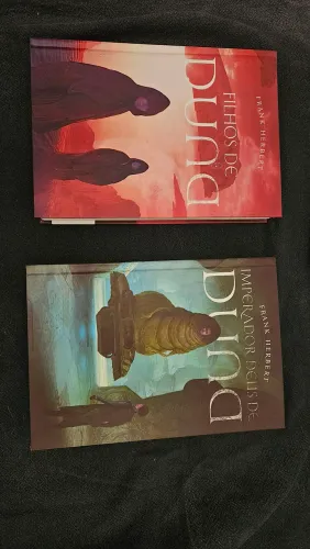 Livro Lote Duna 3 e 4 (Capa Dura): Filhos de Duna + Imperador Deus