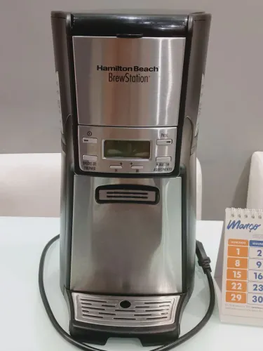 Cafeteira Americana Elétrica Brewstation Elite Preta/Prata 127V - Hamilton Beach