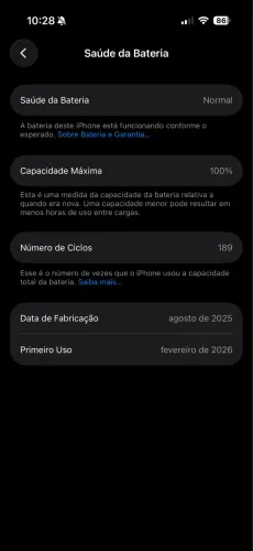 Vendo IPhone 16 Pro, 100% de bateria, 128GB